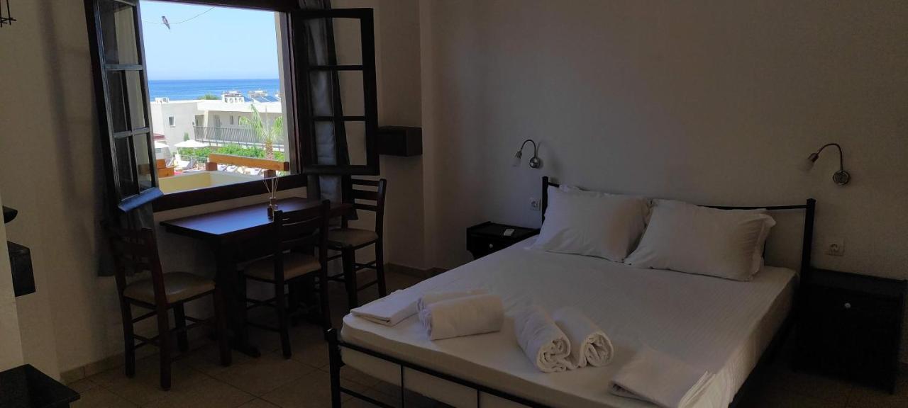 Dedalos N3 Sea View Apartment-30 Metres From The Beach Stalida Eksteriør bilde
