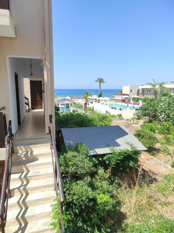 Dedalos N3 Sea View Apartment-30 Metres From The Beach Stalida Eksteriør bilde