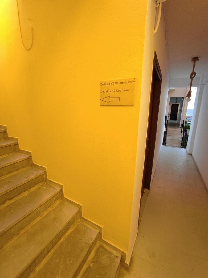 Dedalos N3 Sea View Apartment-30 Metres From The Beach Stalida Eksteriør bilde