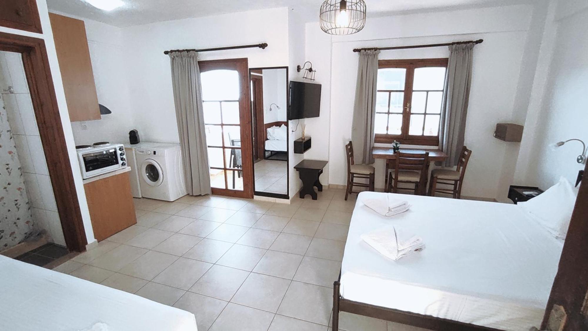 Dedalos N3 Sea View Apartment-30 Metres From The Beach Stalida Eksteriør bilde